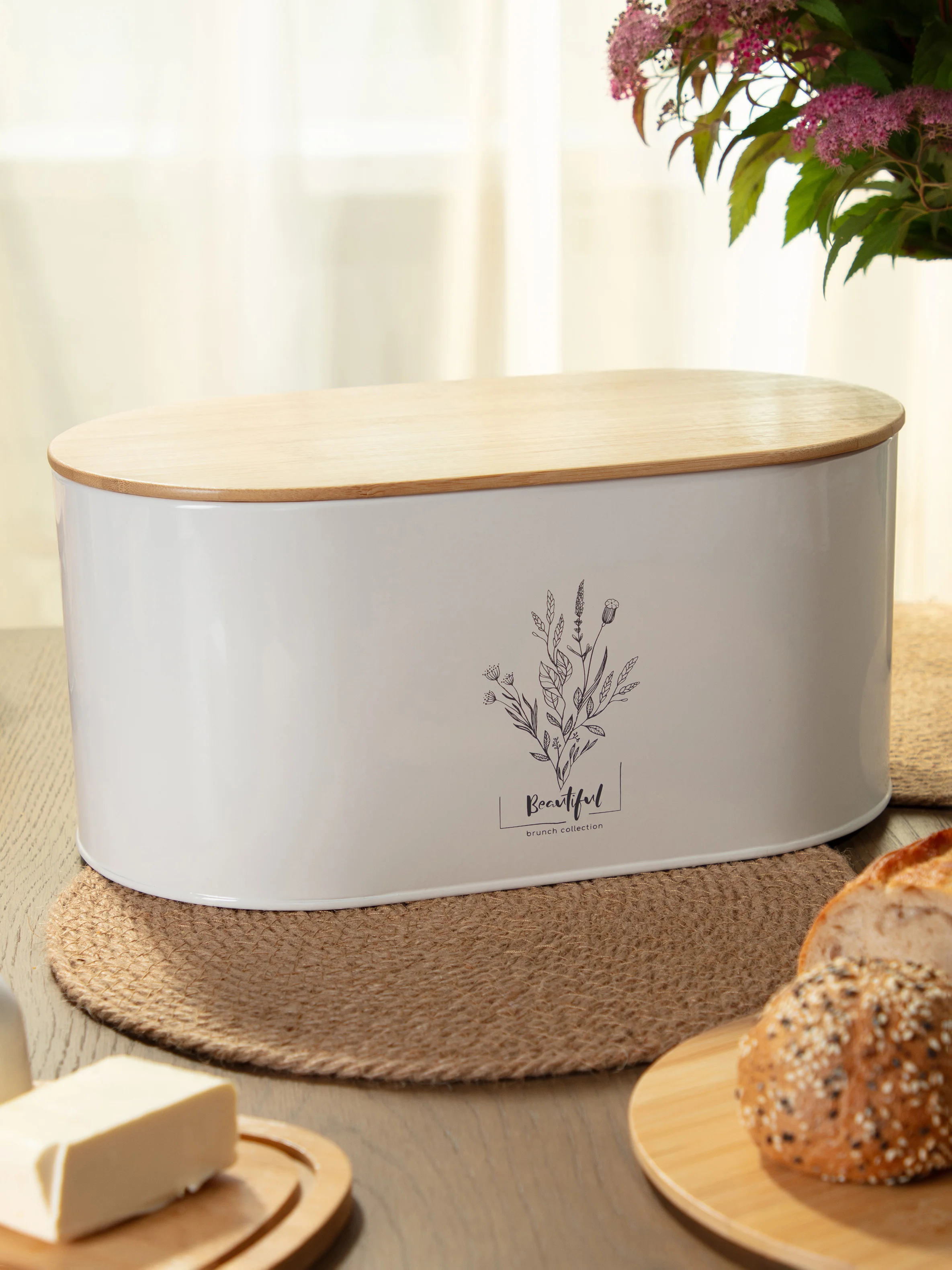 ХЛЕБНИЦА AGNESS "PROVENCE" 34*19*15 СМ