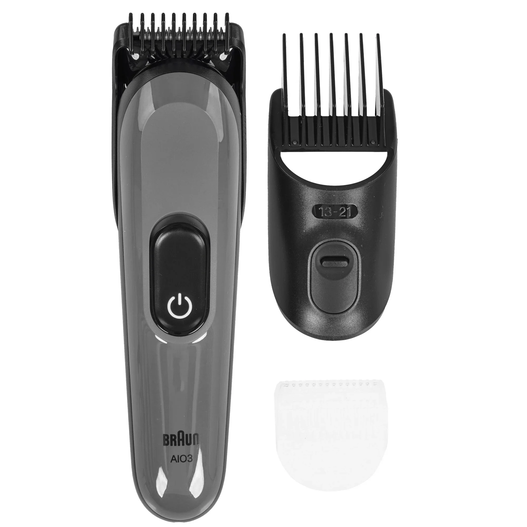 Триммер Braun AIO3500 аккумул.до 50 мин, 3 насадки. стрижка 3-11мм, 2 насадки,