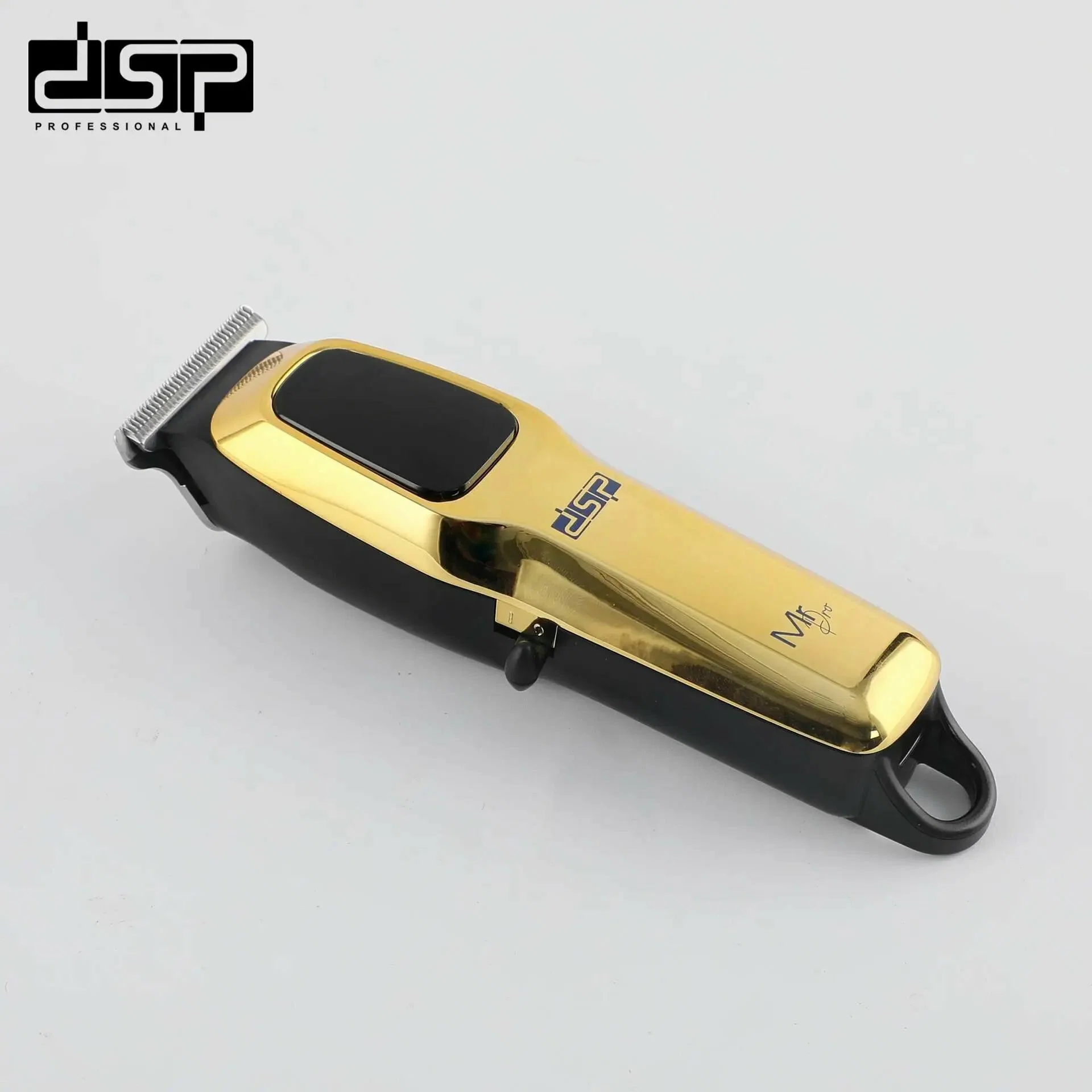 Триммер DSP 90086. акб 3W 1800 mAh дисплей нержавеющая сталь+ABS  4 насадки (1/3/5/7 мм), Type-C