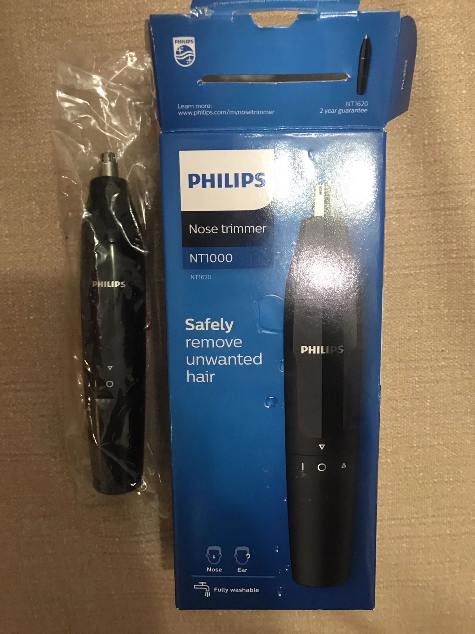 Триммер Philips NT1620 батарейки