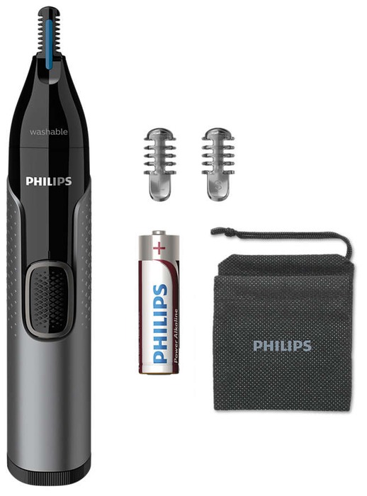 Триммер Philips NT3650/16 (Батарейка АА, 2 насадки, футляр)