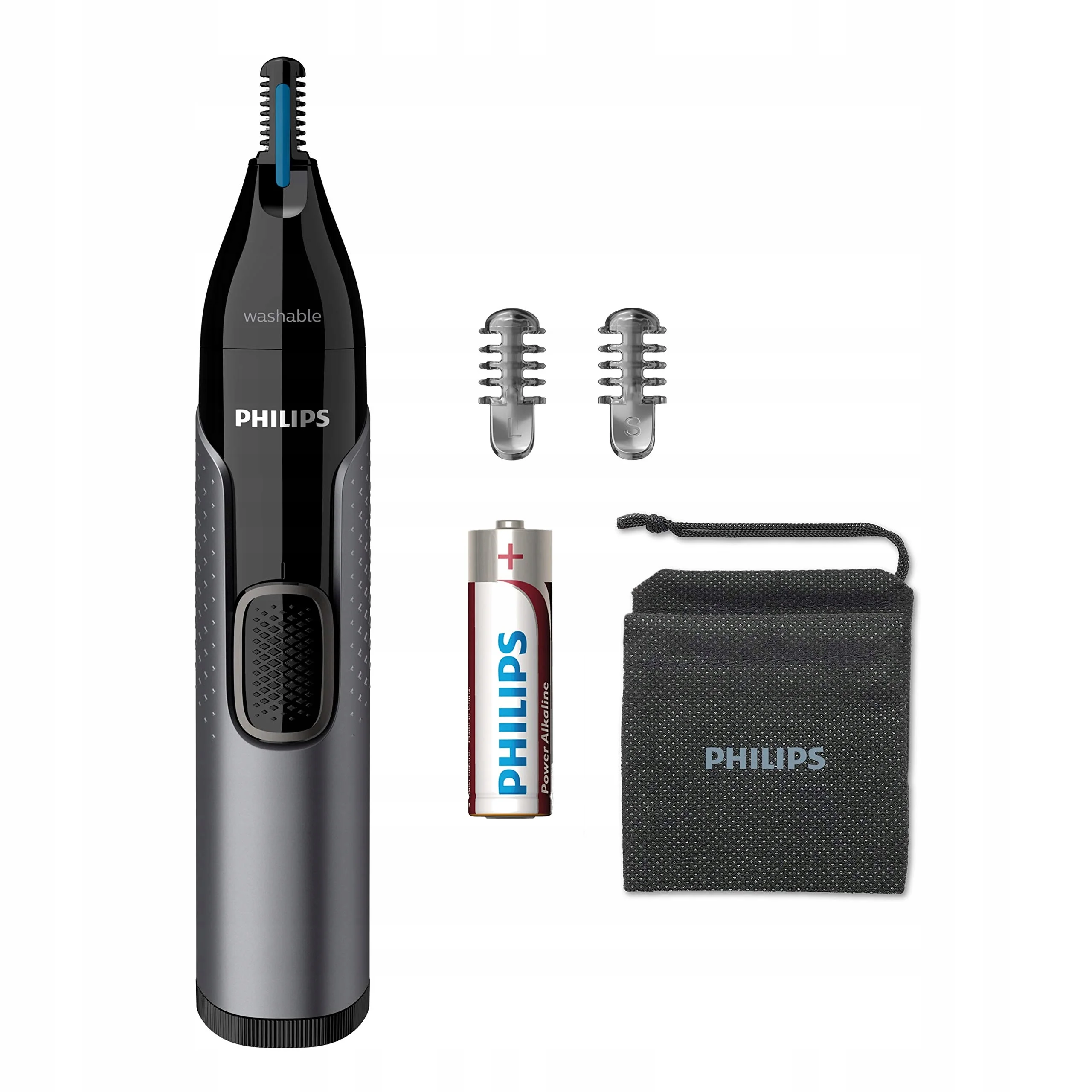 Триммер Philips NT3650/16 (Батарейка АА, 2 насадки, футляр)