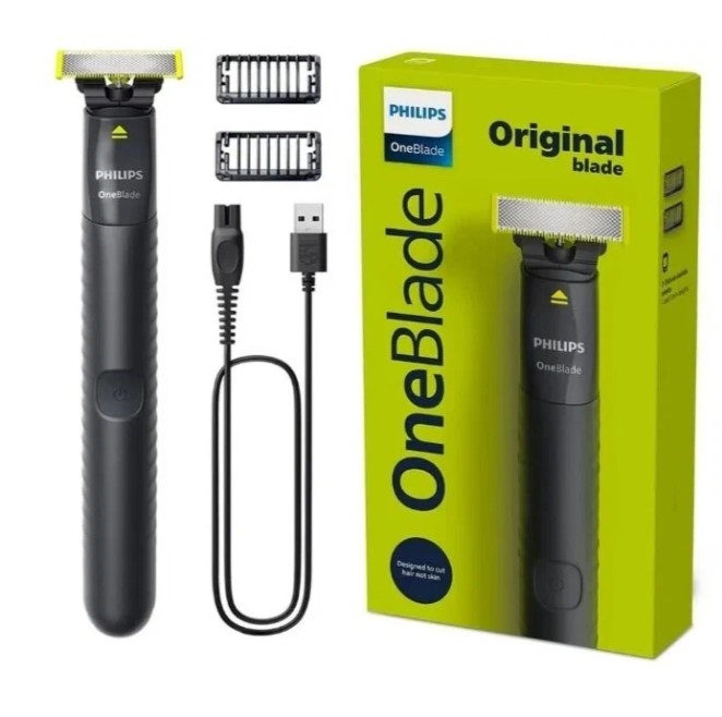 Триммер Philips OneBlade QP1424/10 аккум. 45 мин. для бороды и усов