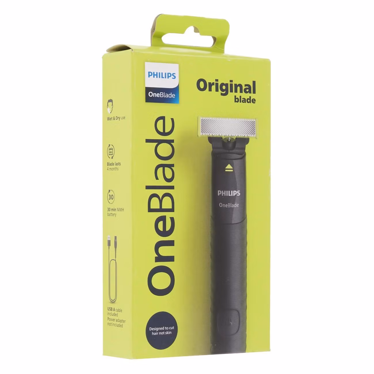 Триммер Philips OneBlade QP1424/10 аккум. 45 мин. для бороды и усов