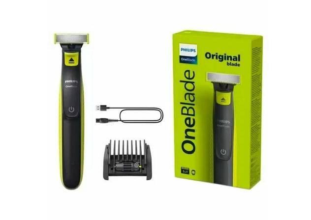 Триммер Philips OneBlade QP2721/20 длина до 5 мм, установок длины - 5, насадок - 1 шт, аккумулятор