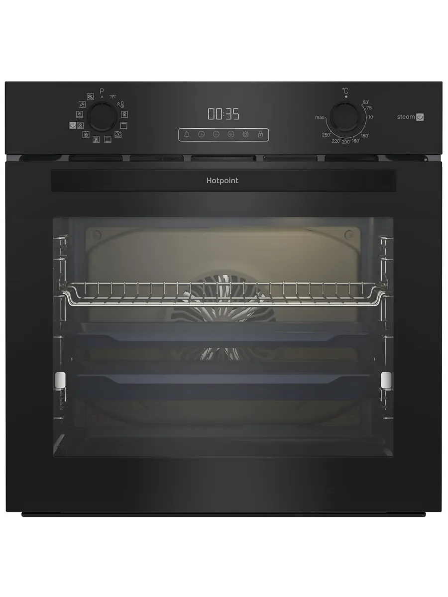 Электрический духовой шкаф Hotpoint HSTF 1231 JSAH BLG