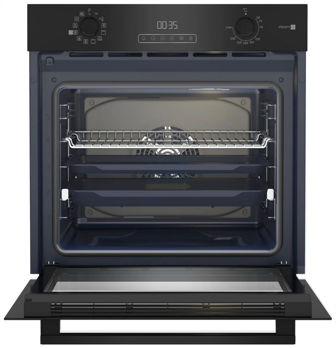 Электрический духовой шкаф Hotpoint HSTF 1231 JSAH BLG