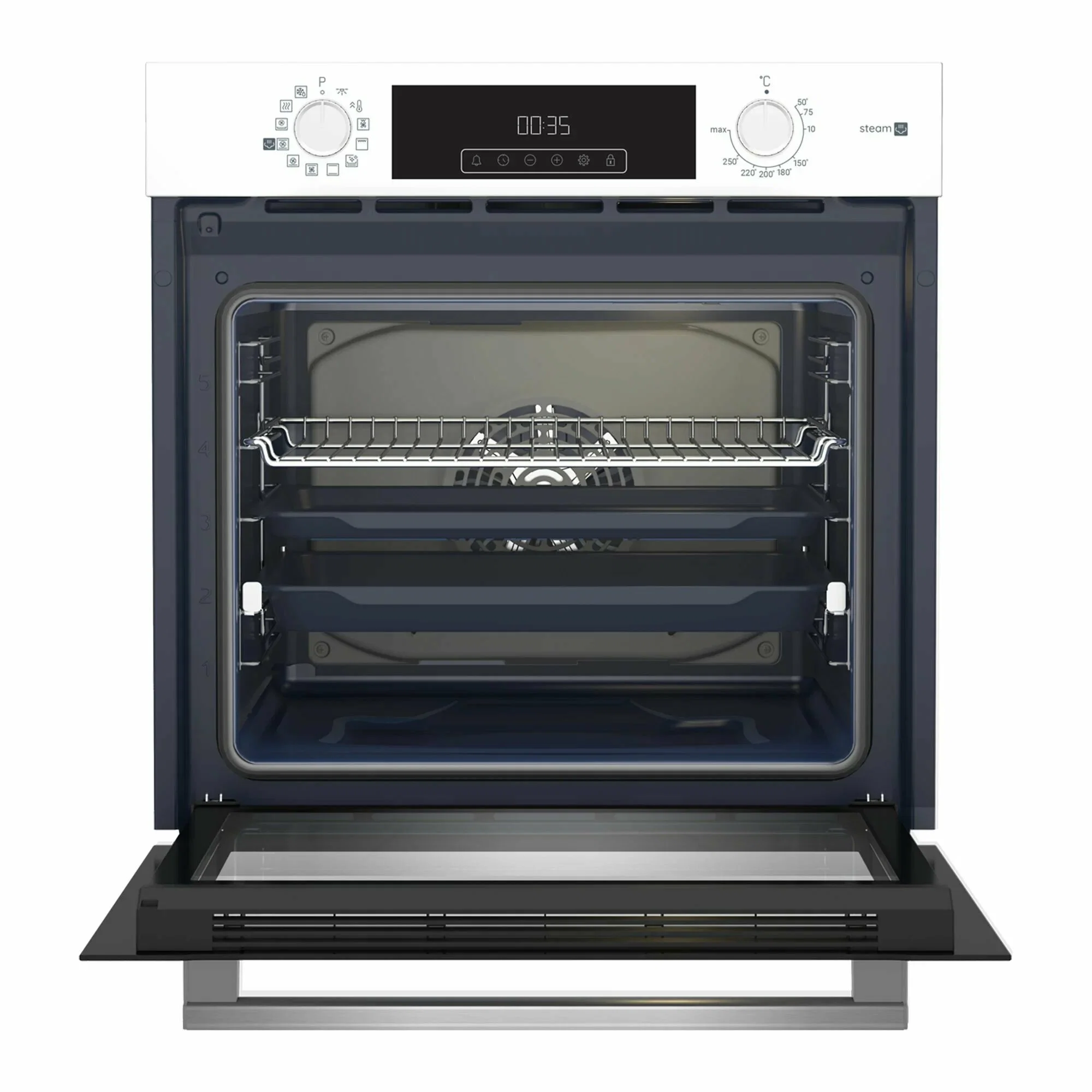 Электрический духовой шкаф Hotpoint HSTF 1231 JSAH IX