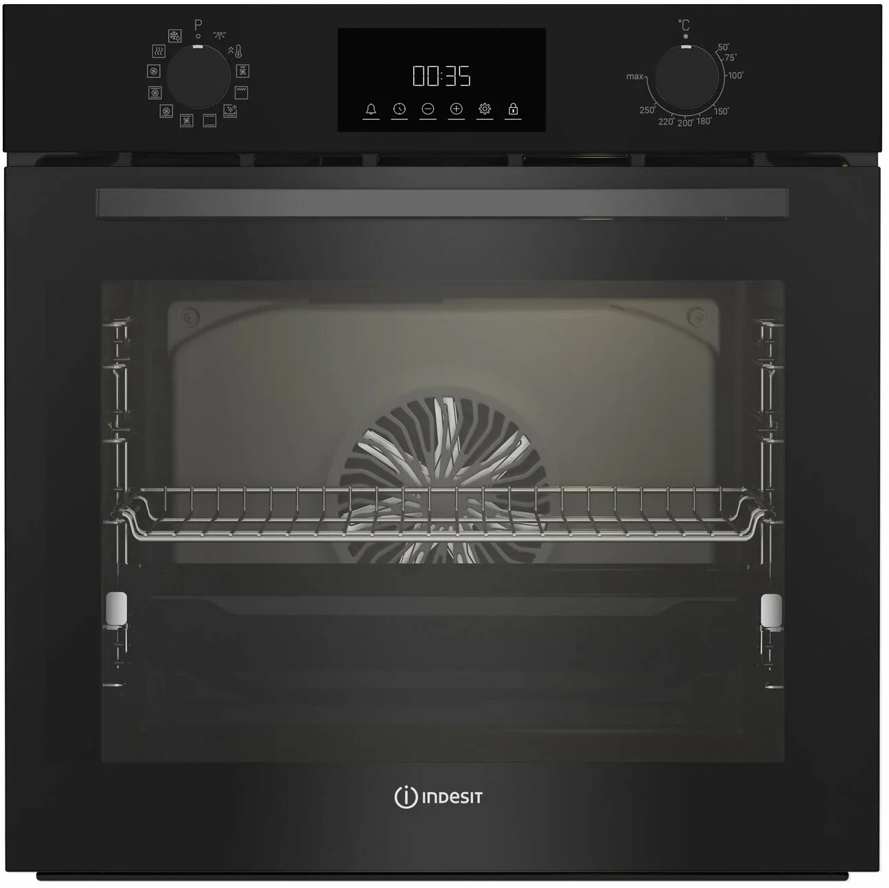 Электрический духовой шкаф Indesit IBFTE 3844 J BL черный