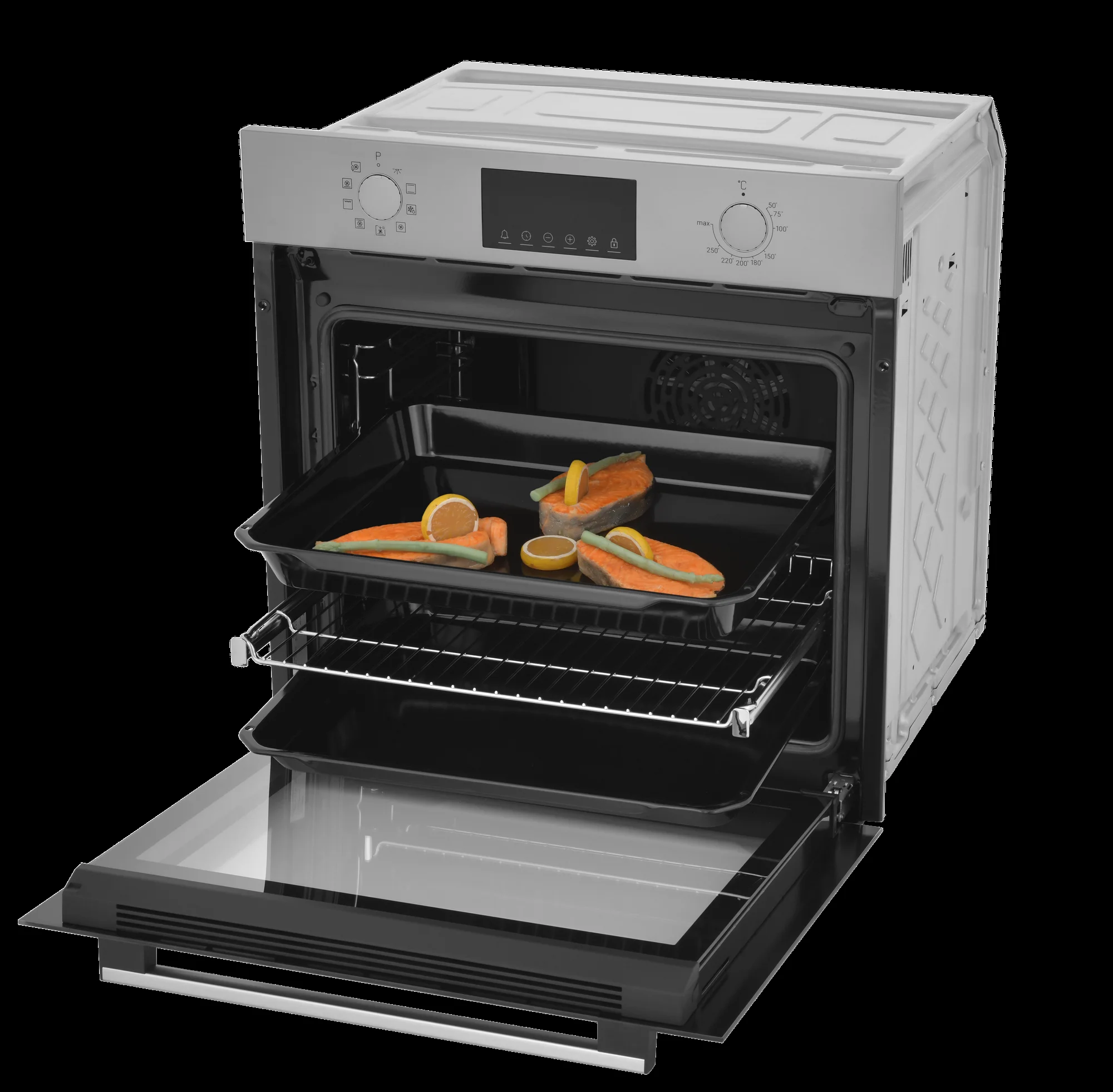 Электрический духовой шкаф Indesit IFE 3841 JC IX, нержавеющая сталь