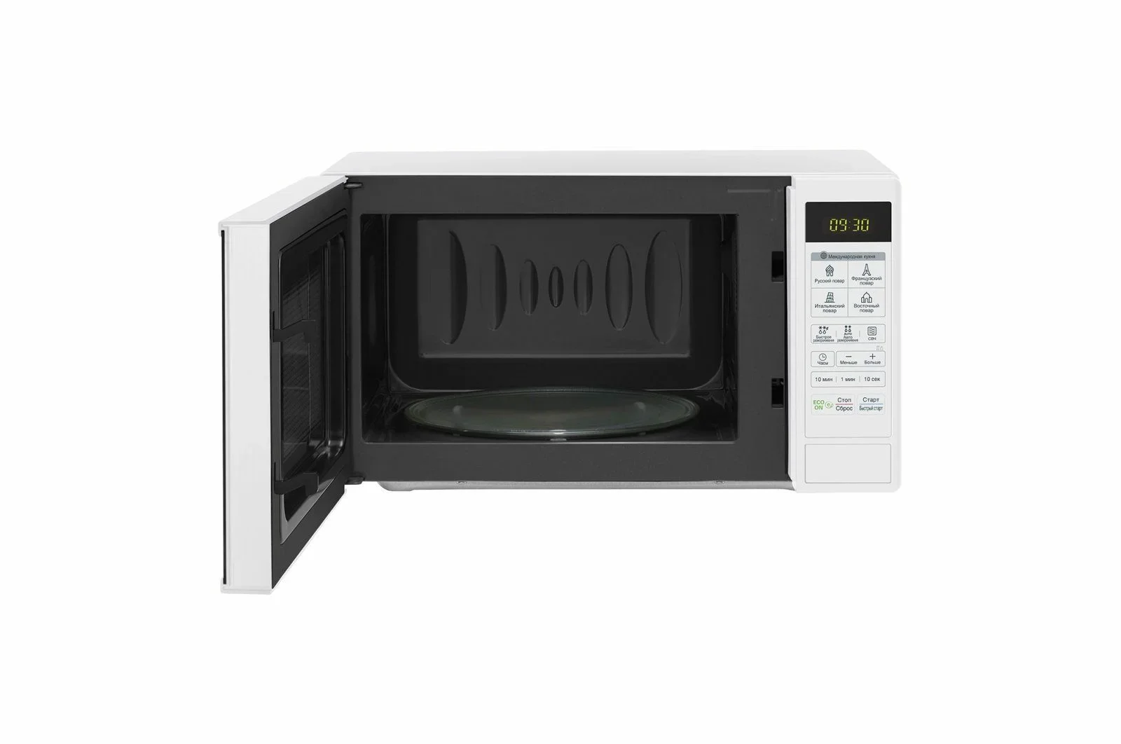 СВЧ печь-соло LG MS20R42D белый 700Вт, 20л, сенсор)