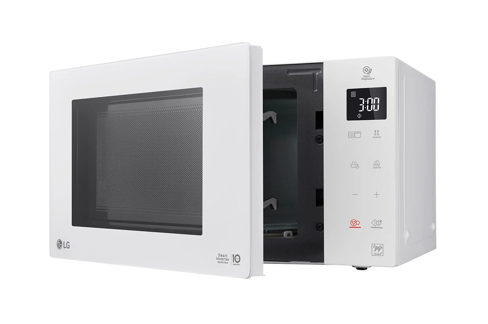 СВЧ печь-соло LG MW23R35GIH белая,,сенсорная, 100Вт, 23л