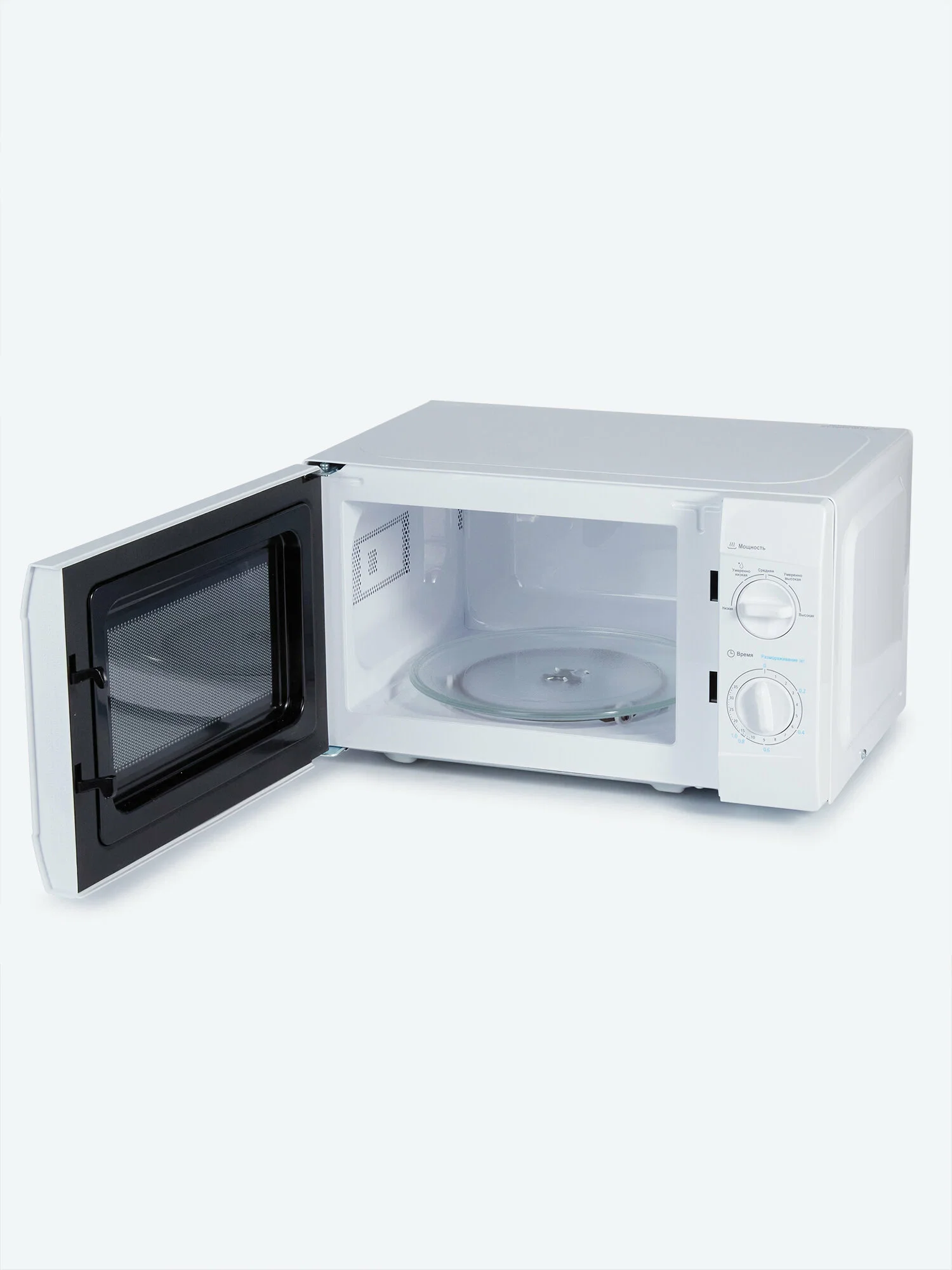 СВЧ печь-соло Midea MM720CKE, белый 700Вт, 20л, механика