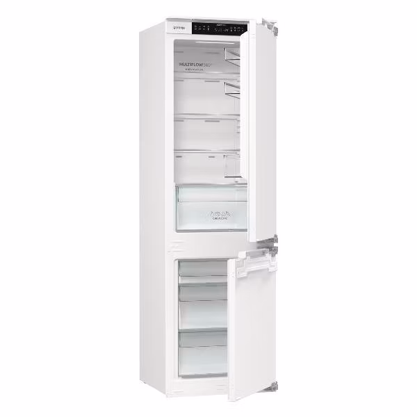 Встраиваемый холодильник Gorenje NRKI517E82WF, полезный объем 244 л, электронное управление, цифровой дисплей, автоматическое размораживание No Frost,