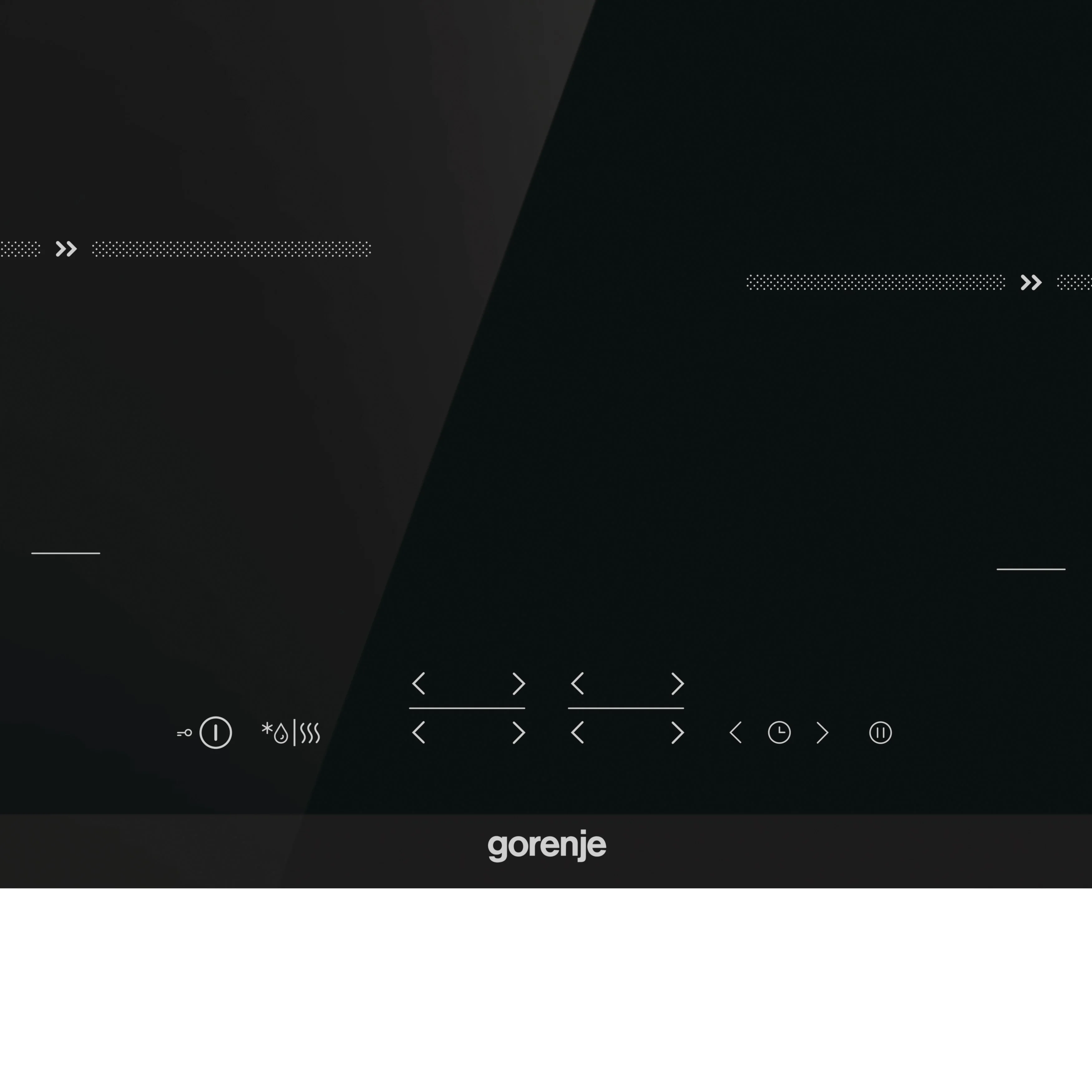 Варочная панель Gorenje, 60 см, индукция, 4 зоны нагрева, слайдерное управление, таймер, функция Bridge, функция PowerBoost, автопрограммы, автоопреде