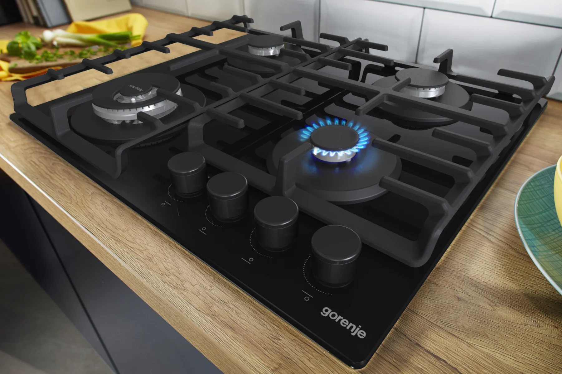 Газовая варочная панель Gorenje GTW642SYB черный