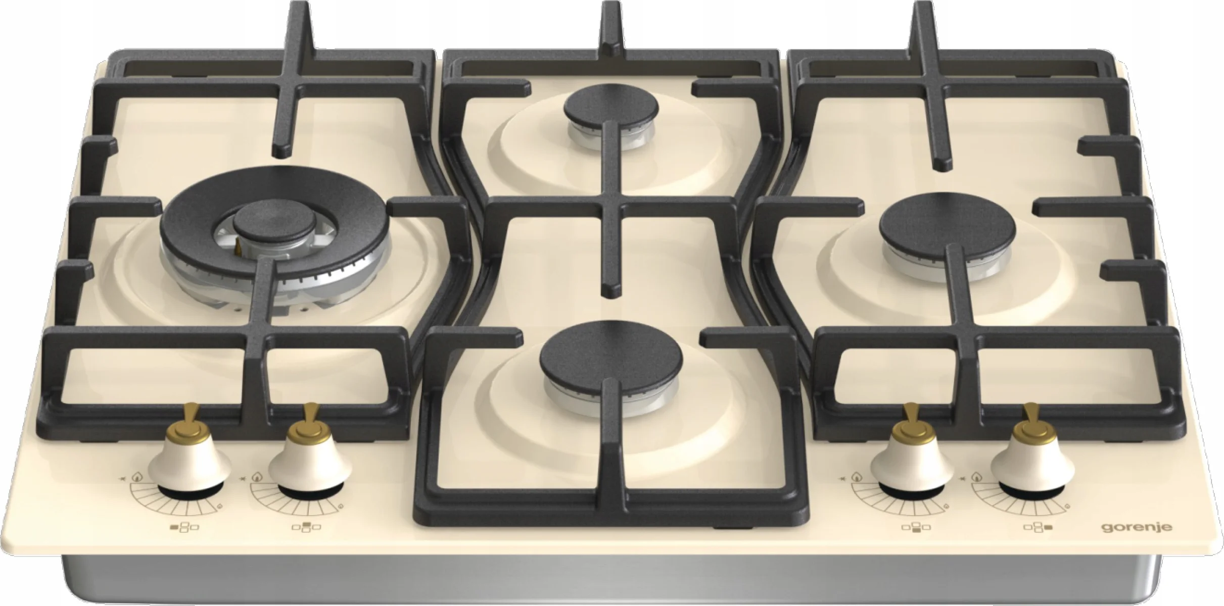 Газовая варочная панель Gorenje GW6D42CLI Слоновая кость
