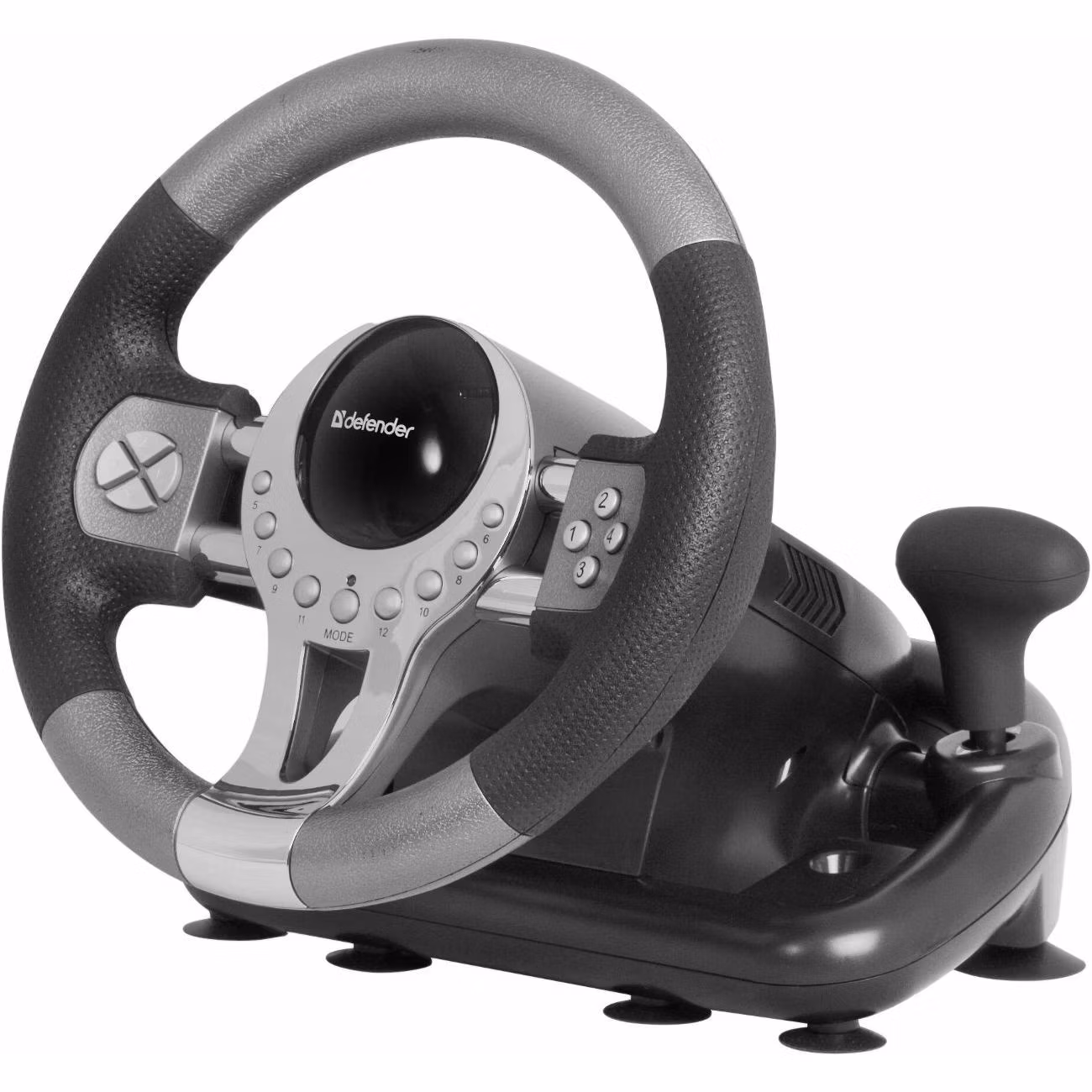 Игровой руль Defender FORSAGE 12 кн+2перекл.+1перекл. 8-ми позиц., USB