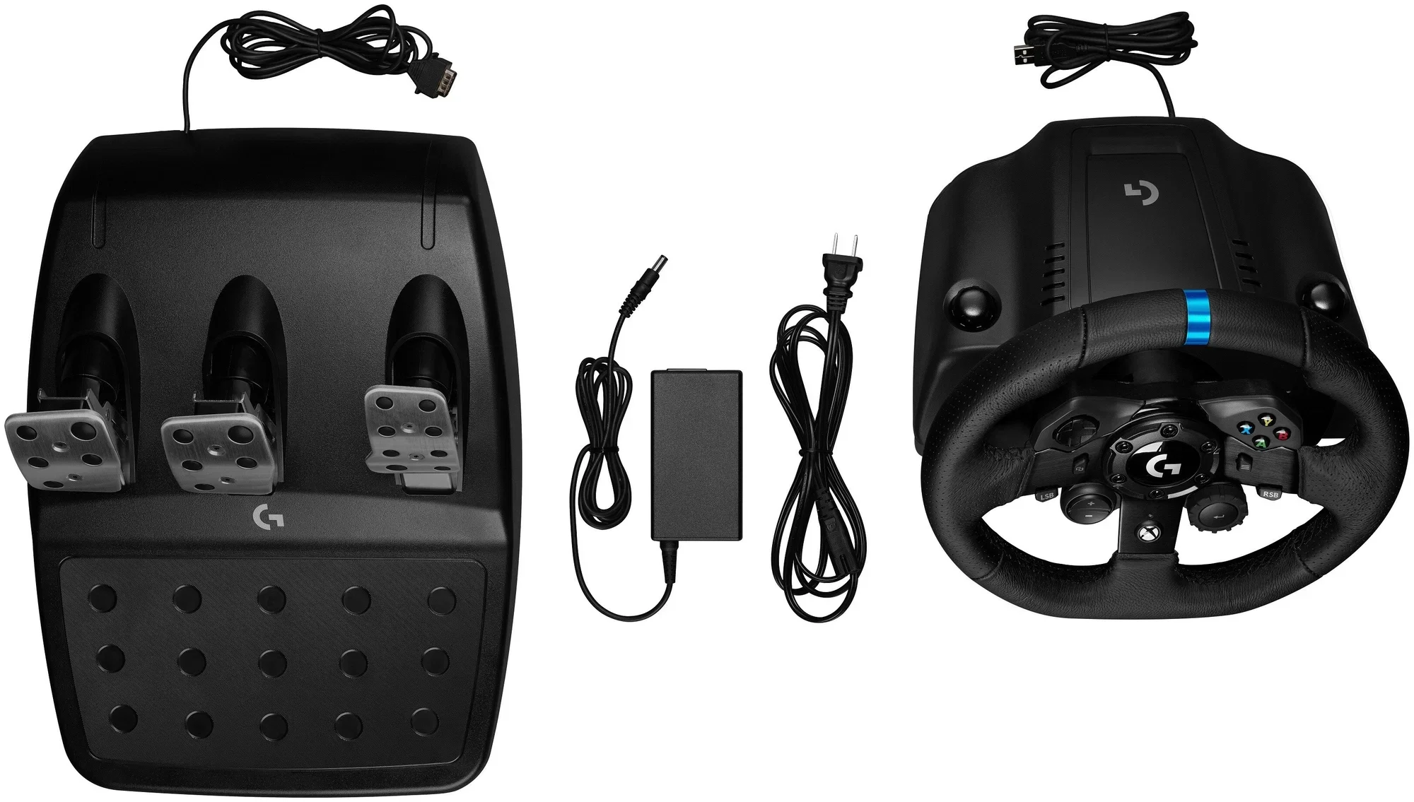 Руль Logitech G923 Steering Wheel - USB (PS4 and PC)