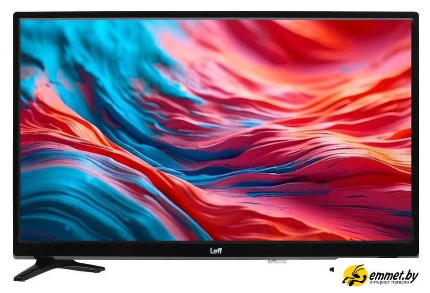 Телевизор LEFF 24" 24F690T черный DLED FHD 60Hz Smart Салют ТВ