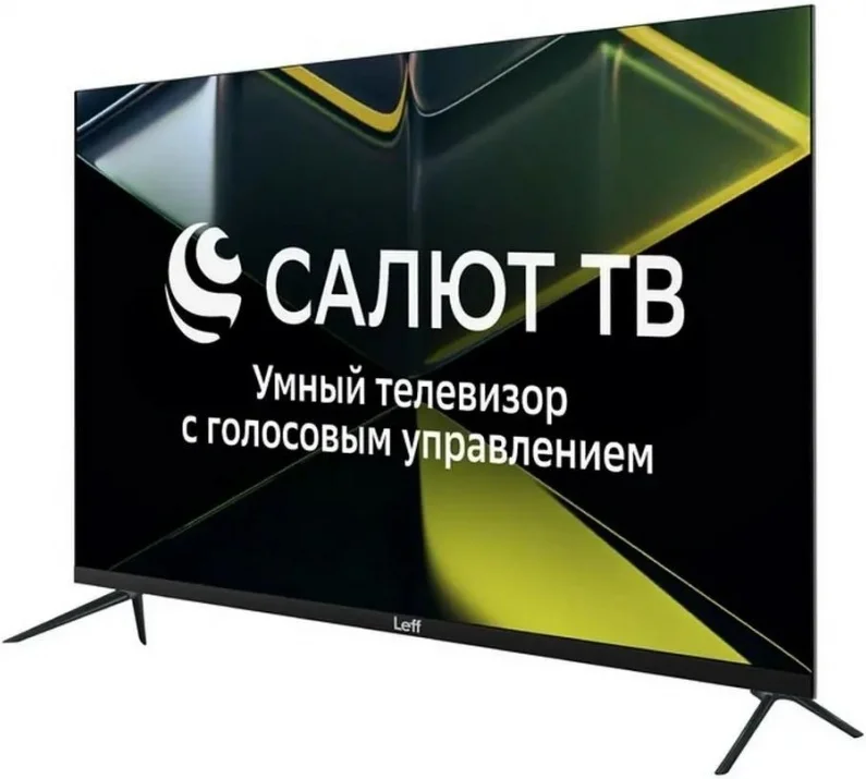Телевизор LEFF 32" 32H680T черный DLED 1366x768 60Hz Smart Салют ТВ