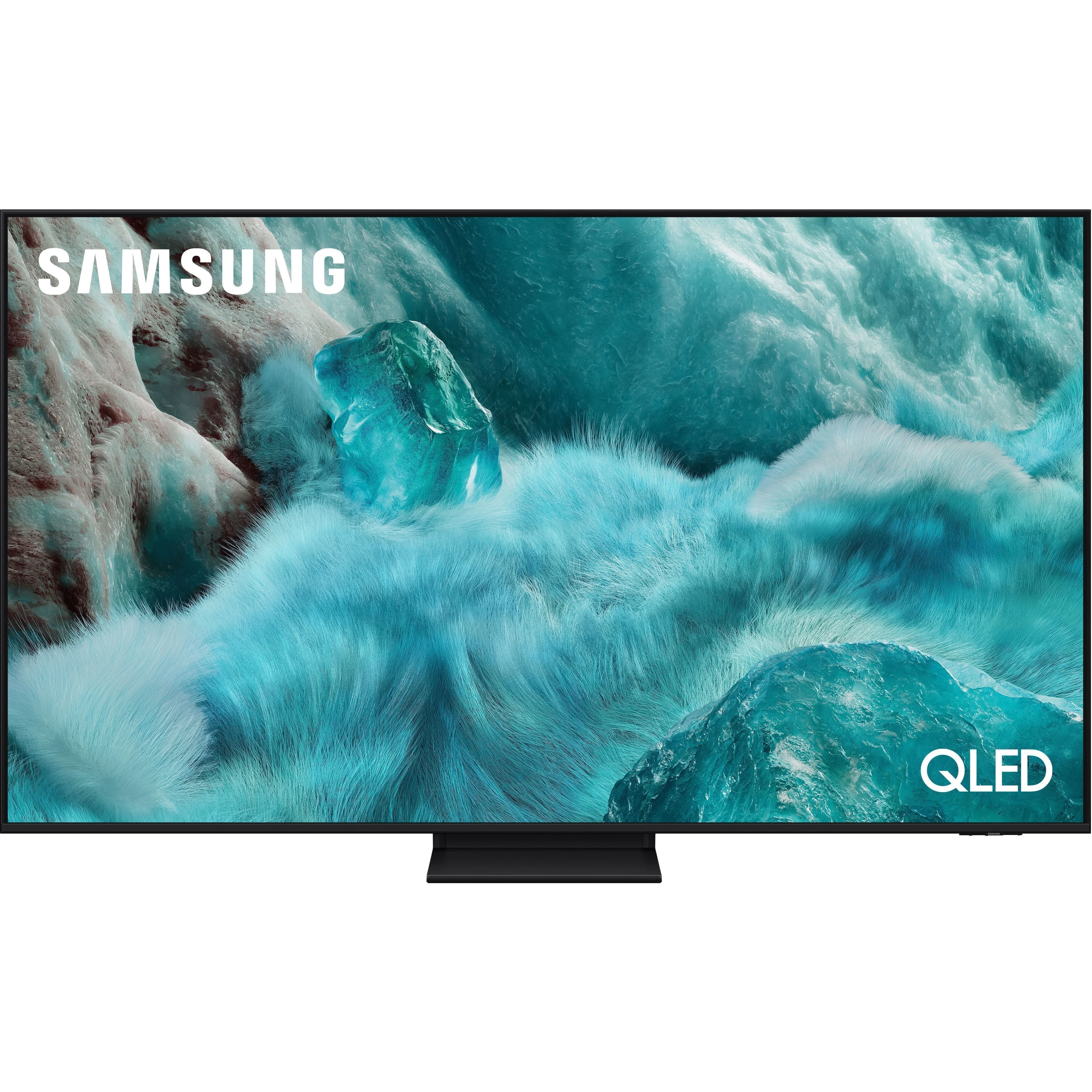 Телевизор Samsung 43" QE43Q7FAAUXRU Q черный QLED 4K UHD 60Hz Smart TV