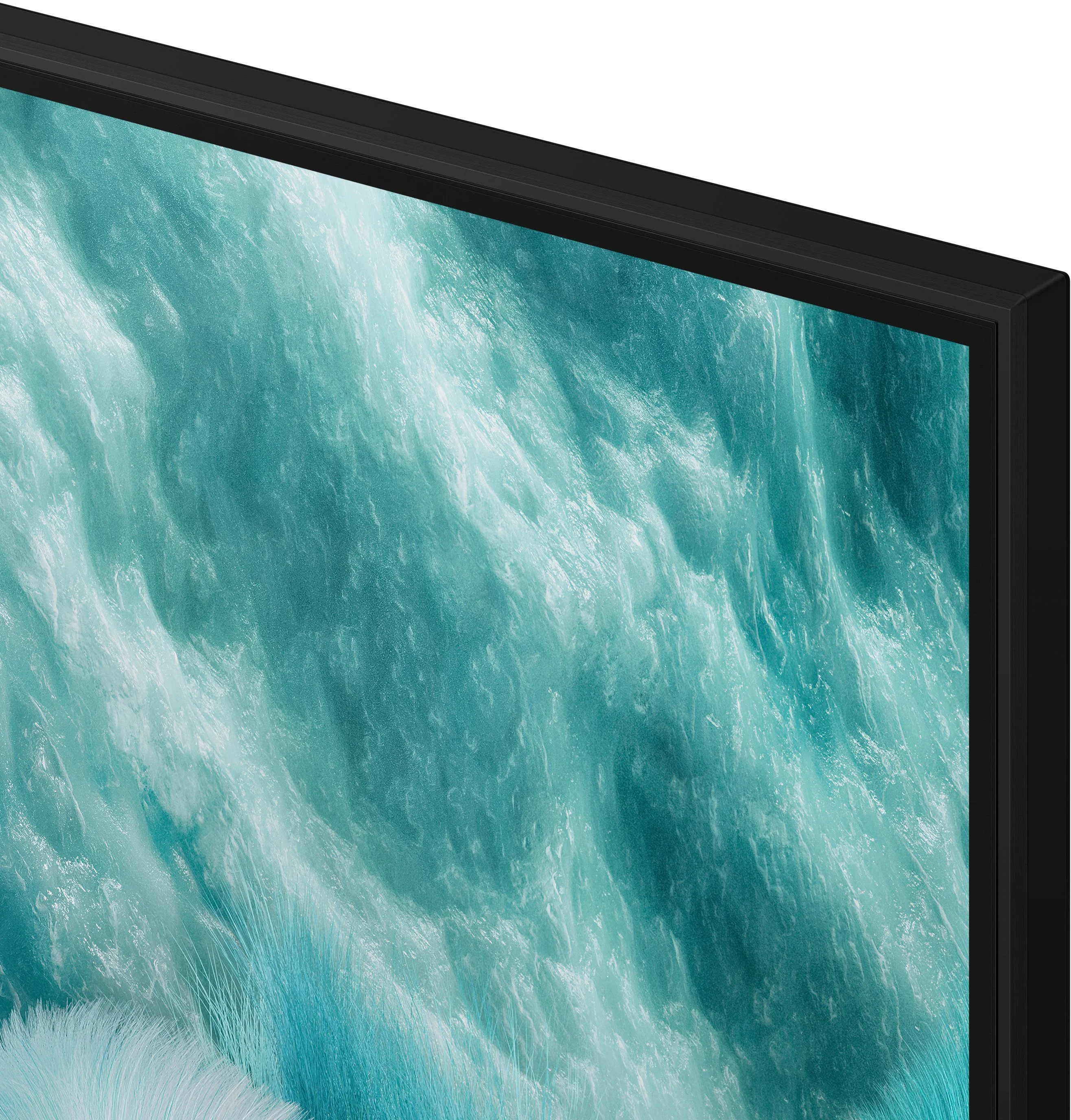 Телевизор Samsung 43" QE43Q7FAAUXRU Q черный QLED 4K UHD 60Hz Smart TV