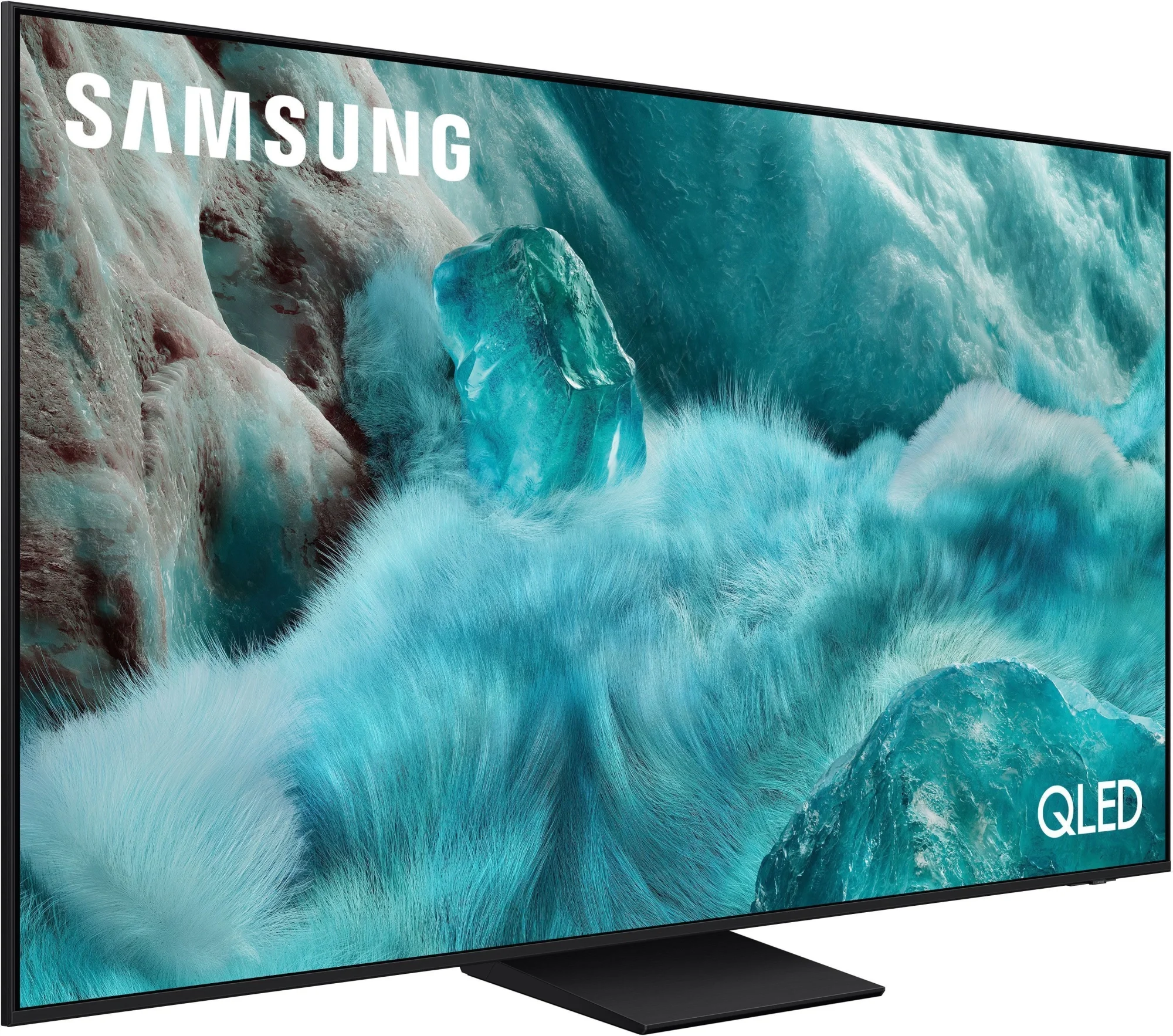 Телевизор Samsung 55" QE55Q7F5AUXRU черный QLED 4K Ultra HD 60Hz DVB-T DVB-T2 Smart TV
