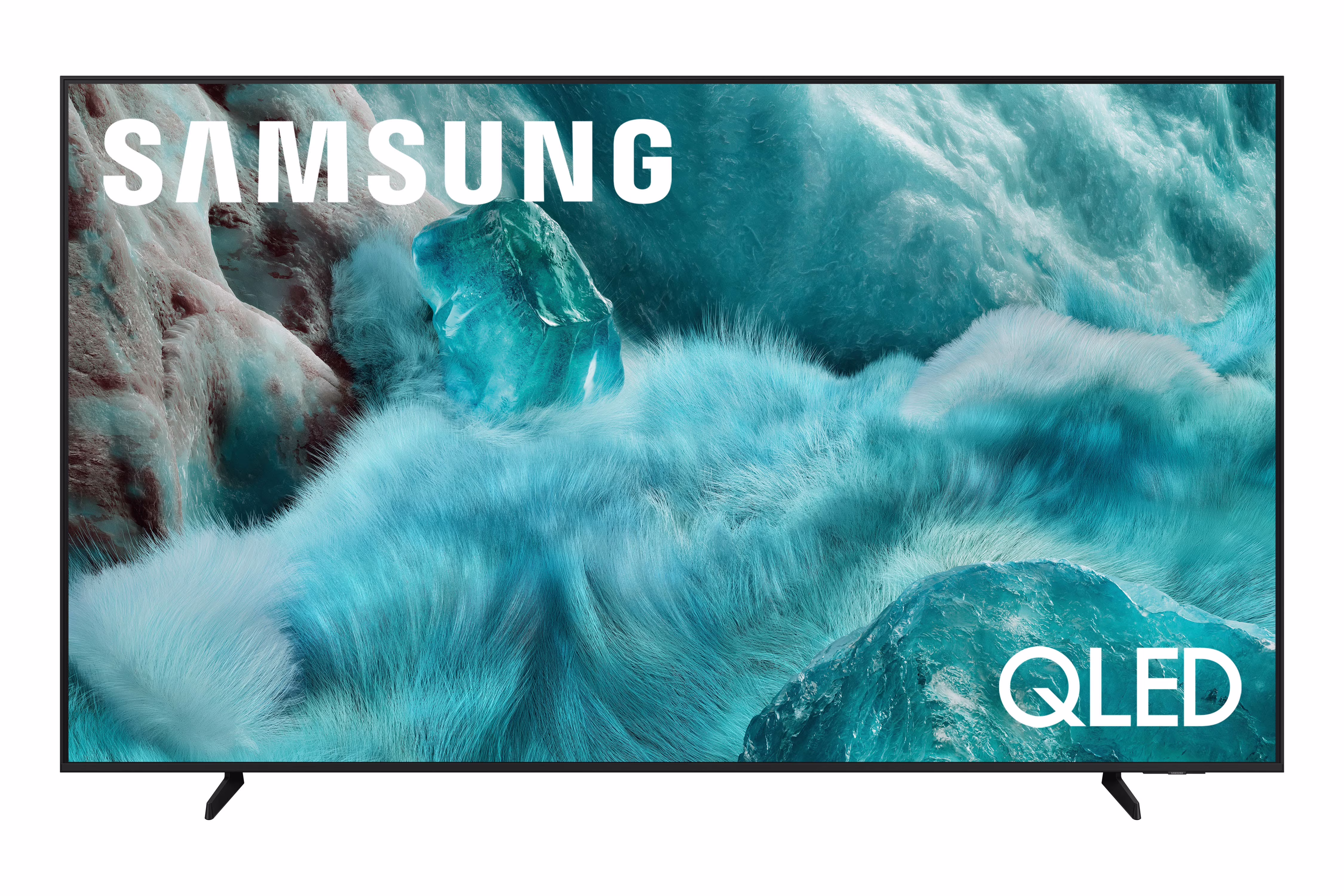 Телевизор Samsung 55" QE55Q7F5AUXRU черный QLED 4K Ultra HD 60Hz DVB-T DVB-T2 Smart TV