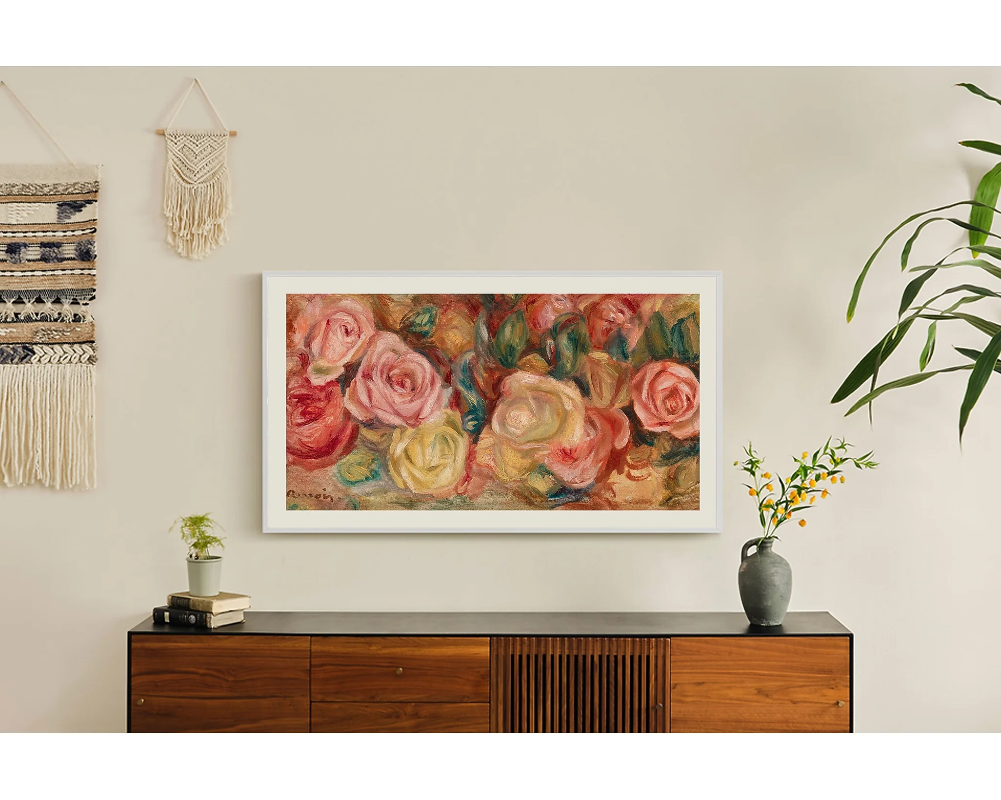 Телевизор Samsung 75" QLED Frame UHD Matte Display 120Hz Tizen Smart TV черный