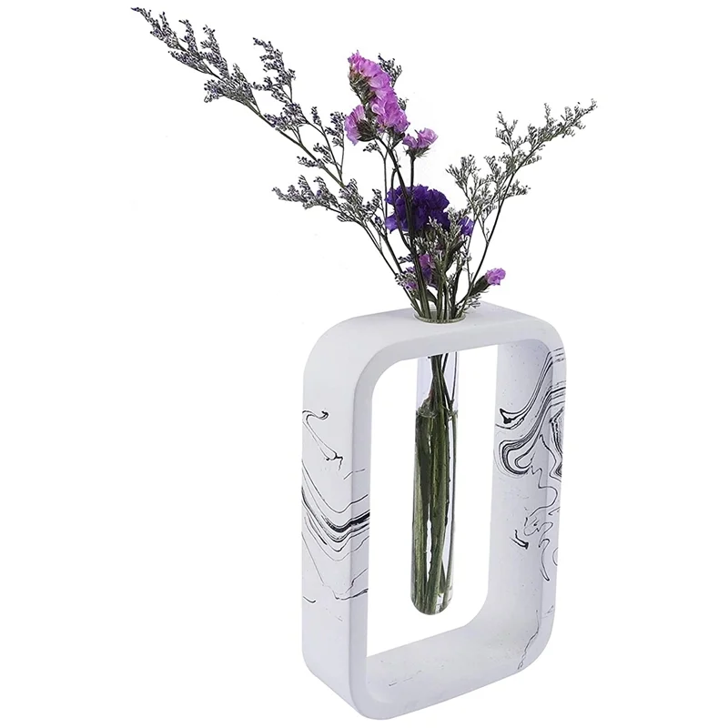Ваза для искусственных цветов, L9,5 W9,5 H19,5 см
