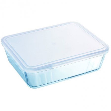 PYREX DAILY Блюдо для запекания и выпечки с крышкой 22x17x6см прямоугольное