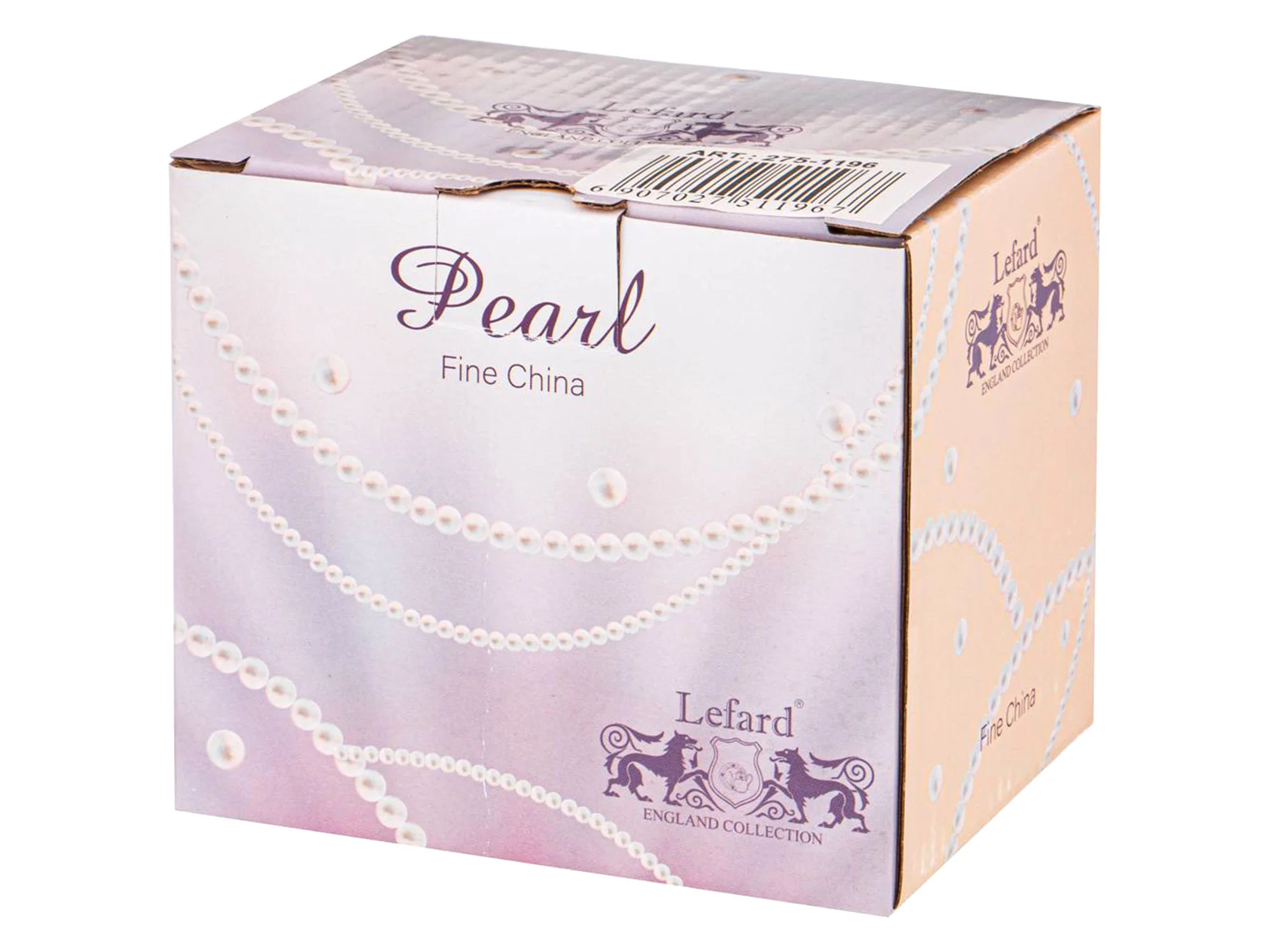 КРУЖКА LEFARD "PEARL" 8,9*12,4*10,7 СМ 410 МЛ (МАЛ.УП.=4ШТ./КОР=24ШТ.)