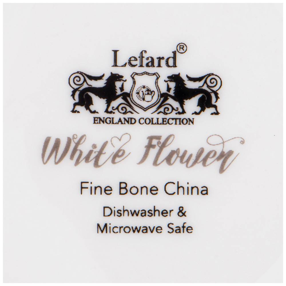 КРУЖКА LEFARD "WHITE FLOWER" 400 МЛ СЕРАЯ (КОР=48ШТ.) — фото 4