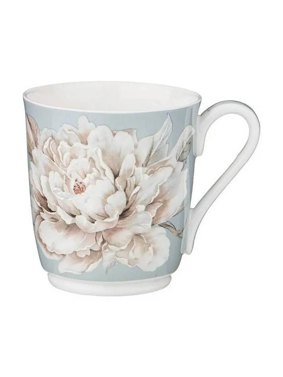 КРУЖКА LEFARD "WHITE FLOWER" 480 МЛ (КОР=48ШТ.)