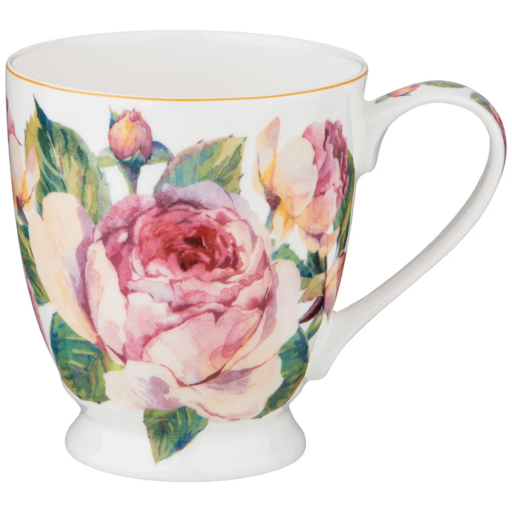 КРУЖКА LEFARD "WHITE FLOWER" 480 МЛ (КОР=48ШТ.)