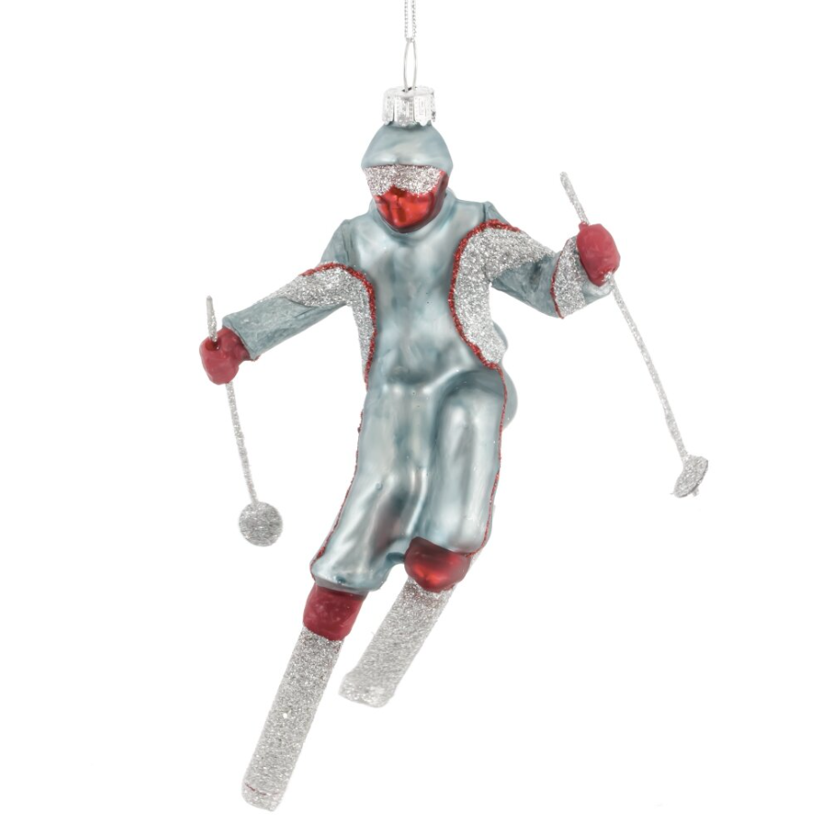 РЕМЕКО Украшение новогоднее "Лыжник", L11 W9 H12 см
