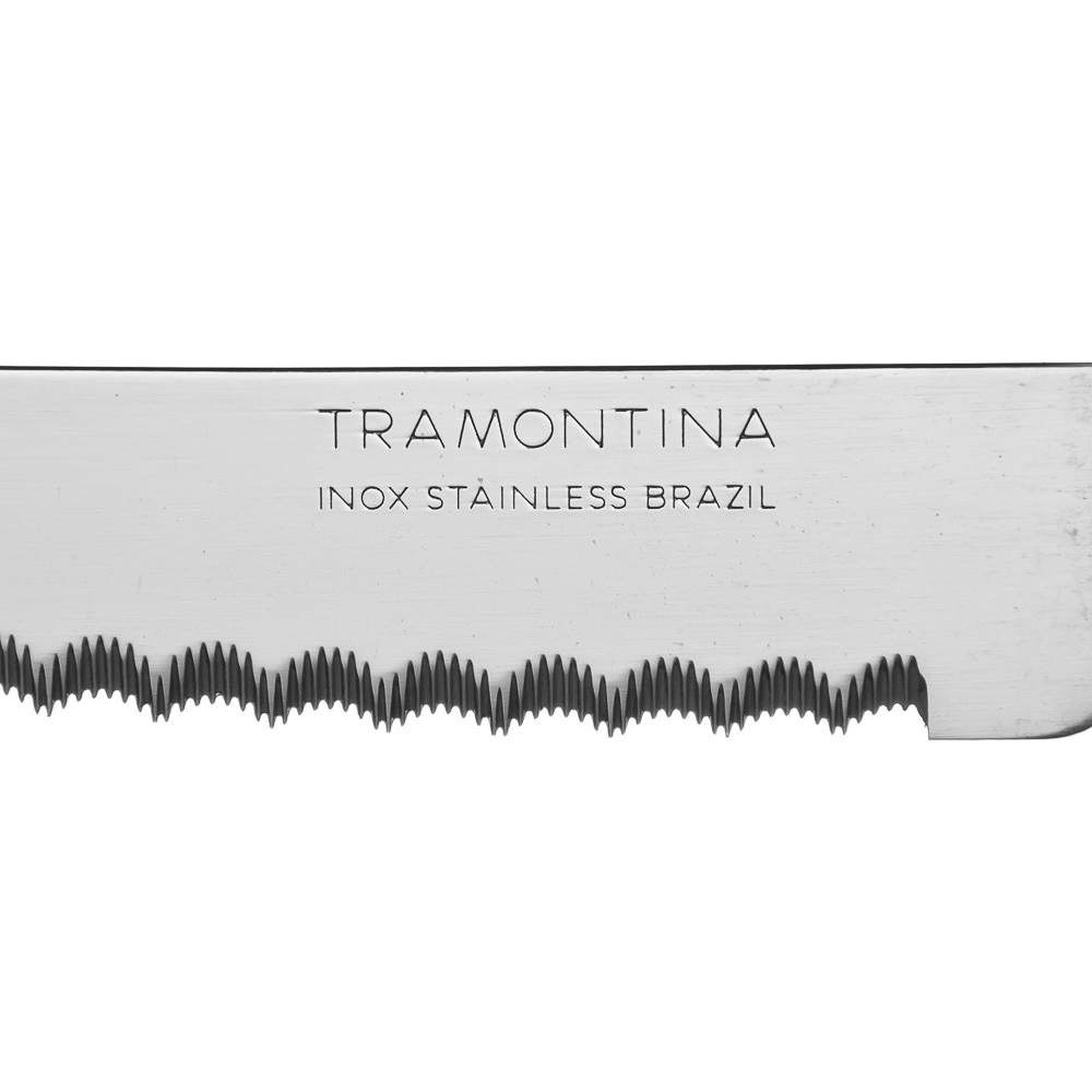 Tramontina Tradicional Нож кухонный с зубцами 12.7см, блистер, цена за 2шт., 22271/205