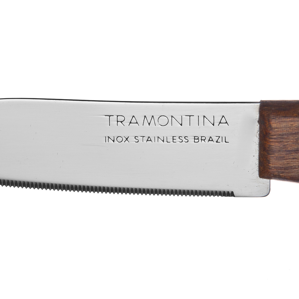Tramontina Tradicional Нож кухонный с зубцами 8см, блистер, цена за 2шт., 22270/203