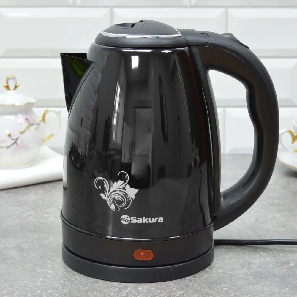Чайник электрический Sakura SA-2134BK 1.8 л, 1800 Вт, черный