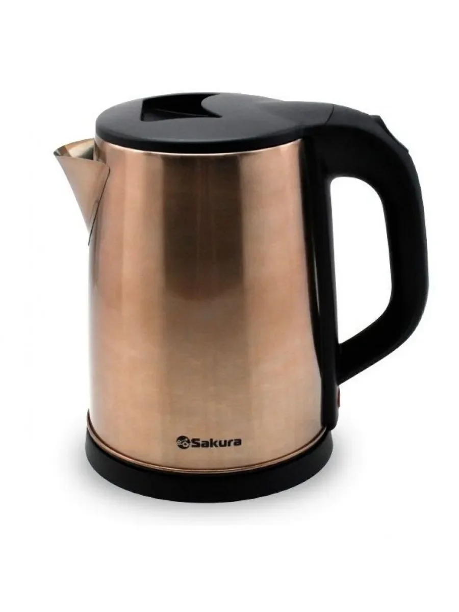 Чайник электрический Sakura SA-2149 2 л, нерж+черн д