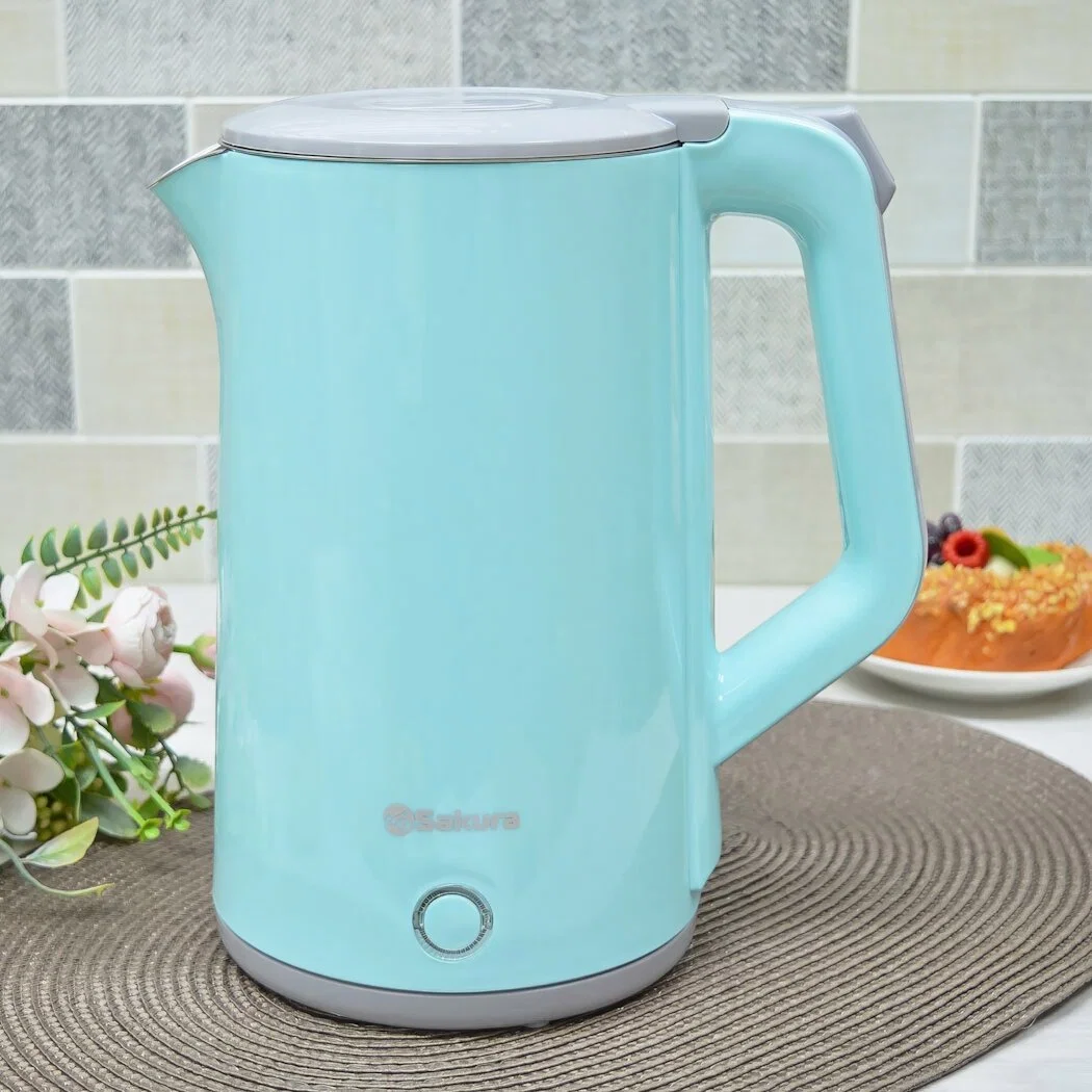 Чайник электрический Sakura SA-2150BL 1.8 л, двойной корпус голуб д