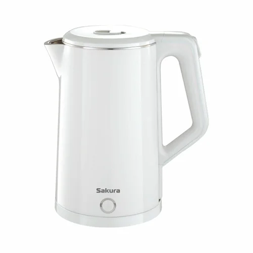 Чайник электрический Sakura SA-2150W 1.8 л, двойной корпус,бел