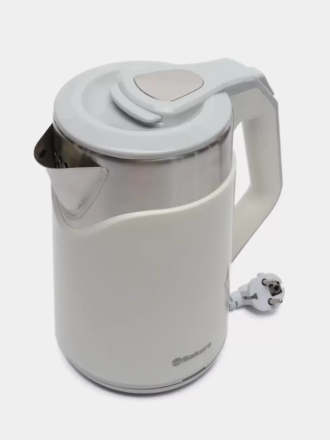 Чайник электрический Sakura SA-2172W 1.8 л, двухслойный белый