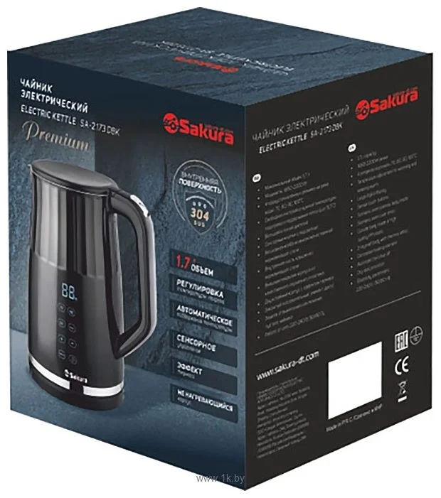 Чайник электрический Sakura SA-2173DBK Premium