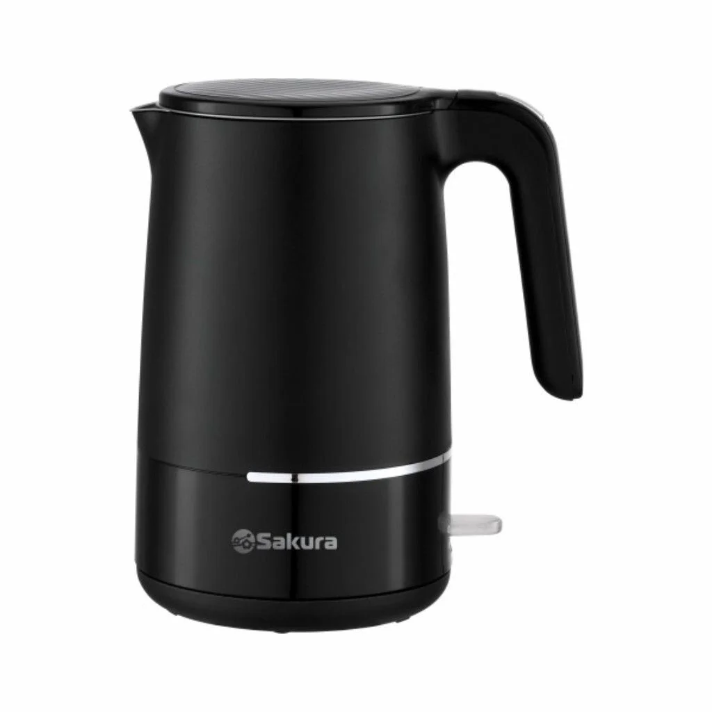Чайник электрический Sakura SA-2176BK черный, 1.7 л, 1800 Вт