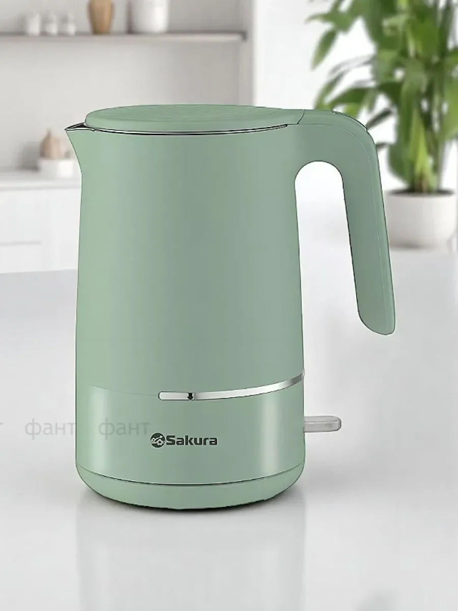 Чайник электрический Sakura SA-2176R красный, 1.7 л, 1800 Вт