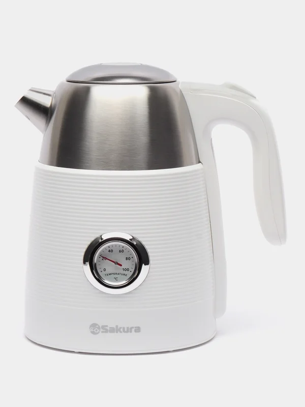 Чайник электрический Sakura SA-2178W Premium белый, 1.7 л, 2200 Вт