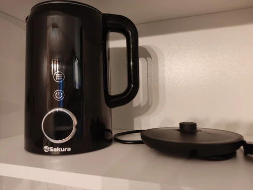 Чайник электрический Sakura SA-2185DBK Premium 1.7 л, дисплей, черный