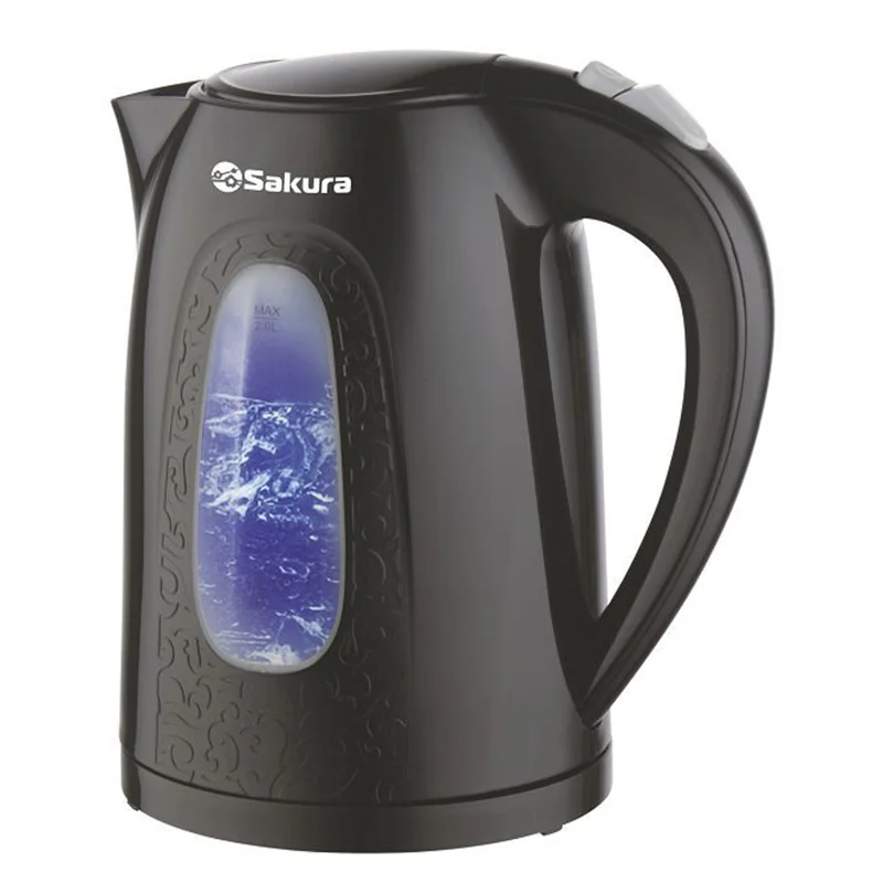 Чайник электрический Sakura SA-2345BK 2 л, черн д
